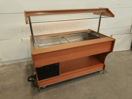 Mobiele gekoelde saladbar 